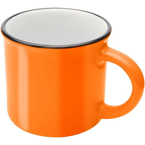 Bari 240 ml ceramic mug with glossy finish
