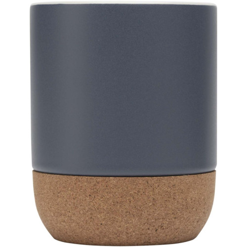 Billie 300 ml ceramic mug with cork details and matt finish