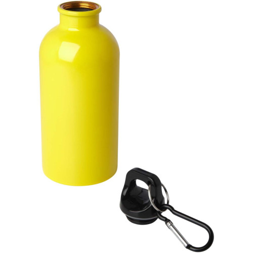Oregon 400 ml RCS certified single wall stainless steel water bottle with carabiner