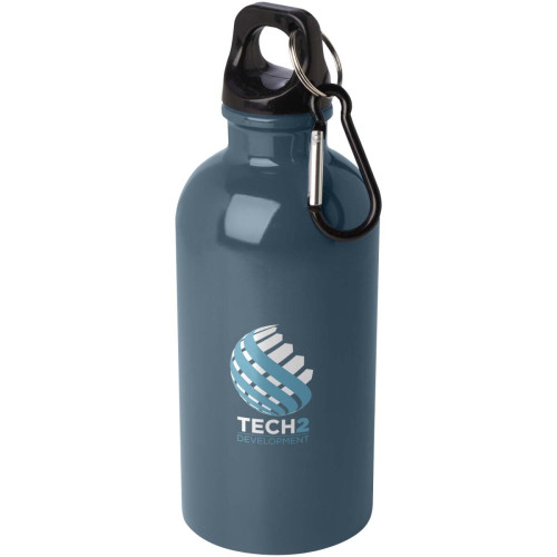 Oregon 400 ml RCS certified single wall stainless steel water bottle with carabiner