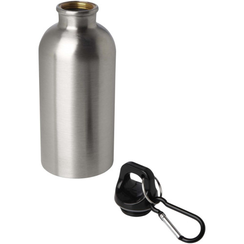 Oregon 400 ml RCS certified single wall stainless steel water bottle with carabiner