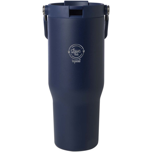 Bronx 900 ml RCS recycled stainless steel copper vacuum insulated tumbler with dual function lid