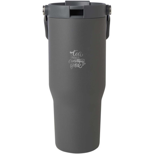 Bronx 900 ml RCS recycled stainless steel copper vacuum insulated tumbler with dual function lid