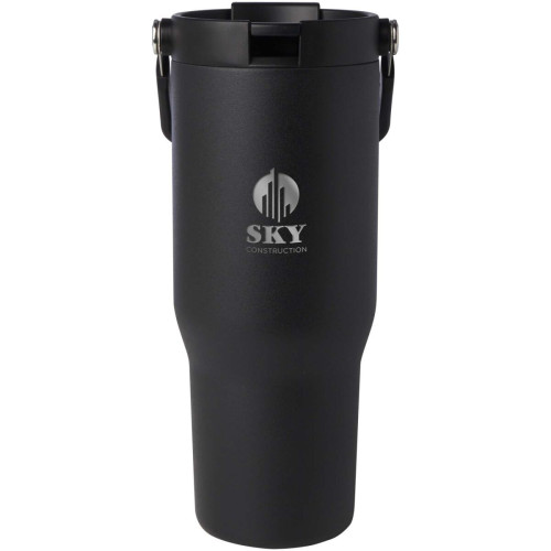 Bronx 900 ml RCS recycled stainless steel copper vacuum insulated tumbler with dual function lid