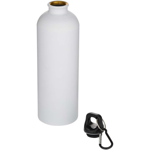 Oregon 750 ml matte RCS recycled single wall stainless steel water bottle with carabiner