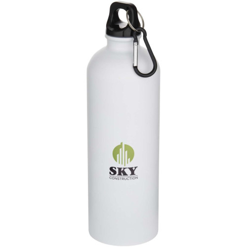 Oregon 750 ml matte RCS recycled single wall stainless steel water bottle with carabiner