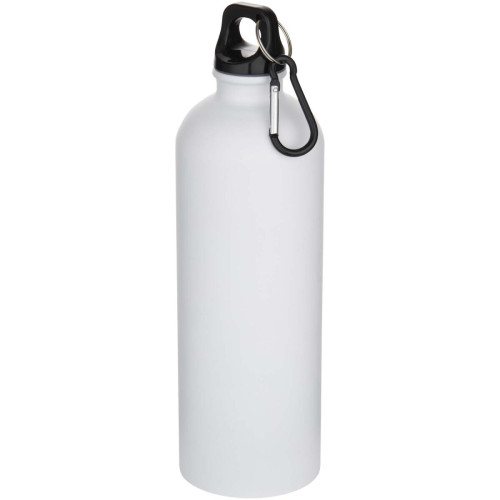 Oregon 750 ml matte RCS recycled single wall stainless steel water bottle with carabiner