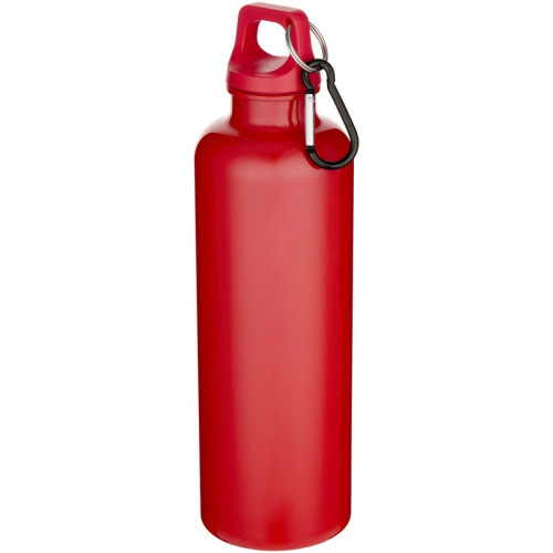 Oregon 750 ml solid colour RCS recycled plastic water bottle with carabiner