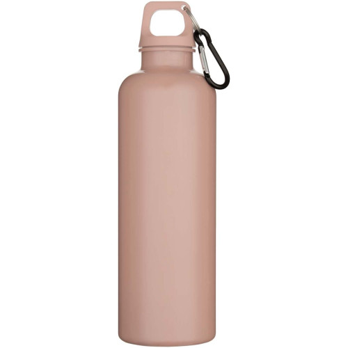 Oregon 750 ml solid colour RCS recycled plastic water bottle with carabiner