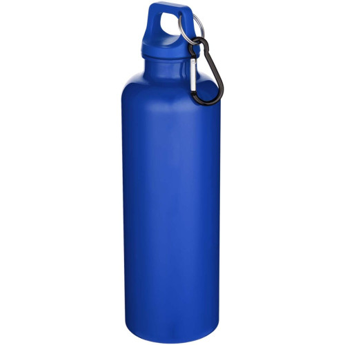 Oregon 750 ml solid colour RCS recycled plastic water bottle with carabiner