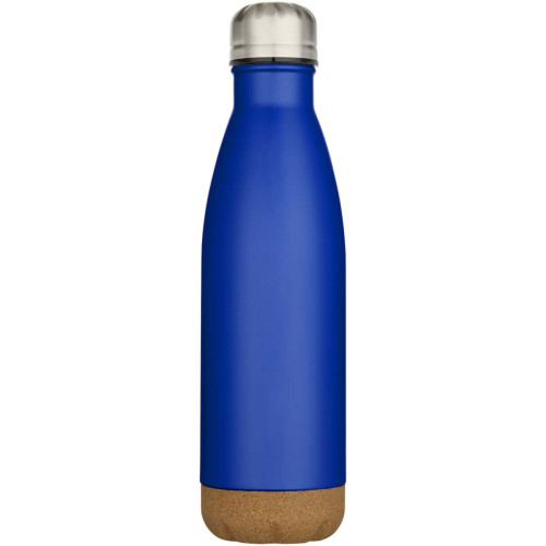 Cove 500 ml double wall vacuum insulated stainless steel water bottle with cork details
