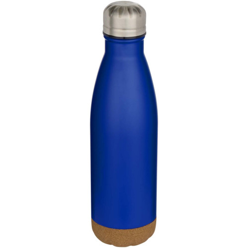 Cove 500 ml double wall vacuum insulated stainless steel water bottle with cork details