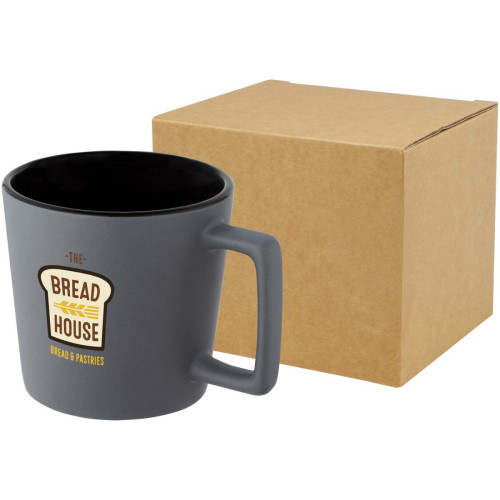 Cali 370 ml ceramic mug with matt finish