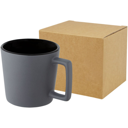 Cali 370 ml ceramic mug with matt finish