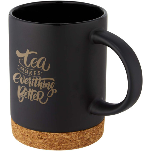 Neiva 425 ml ceramic mug with cork base