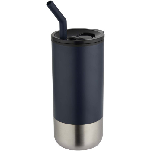 Grayson 480 ml RCS recycled insulated tumbler with straw