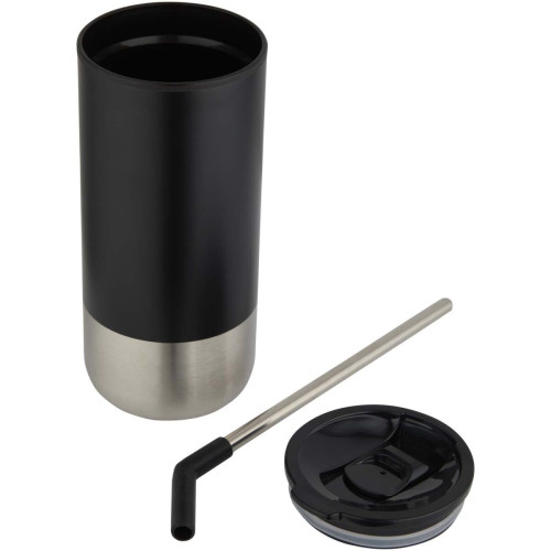 Grayson 480 ml RCS recycled insulated tumbler with straw