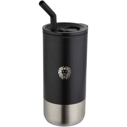 Grayson 480 ml RCS recycled insulated tumbler with straw