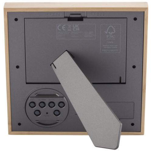 Sasa bamboo photo frame with thermometer