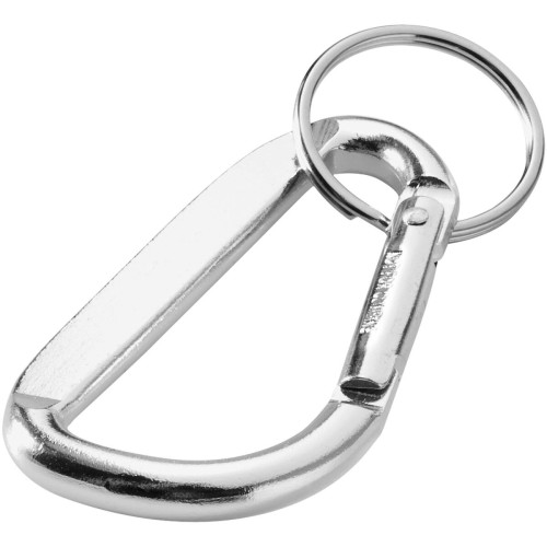 Timor RCS recycled aluminium carabiner keychain