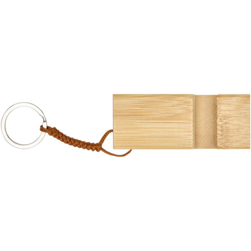 Bosona bamboo phone holder with keychain