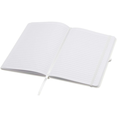 Teak A5 recycled hard cover notebook with lined pages