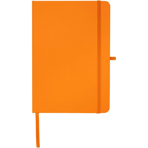 Teak A5 recycled hard cover notebook with lined pages