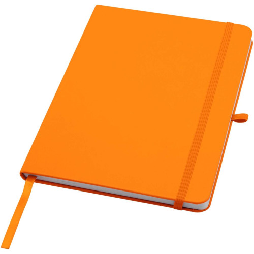 Teak A5 recycled hard cover notebook with lined pages