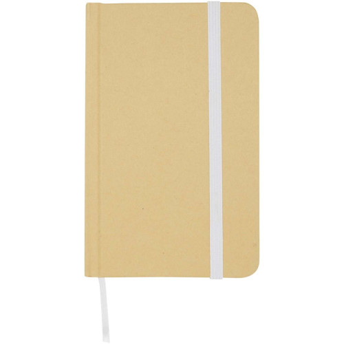 Reed A6 recycled hard cover notebook with plain pages