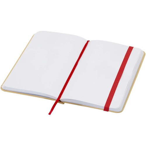 Reed A6 recycled hard cover notebook with plain pages