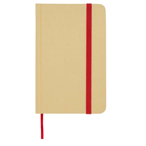 Reed A6 recycled hard cover notebook with plain pages