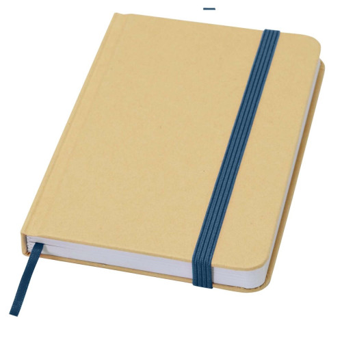 Reed A6 recycled hard cover notebook with plain pages