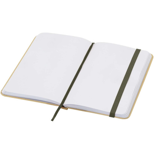 Reed A6 recycled hard cover notebook with plain pages