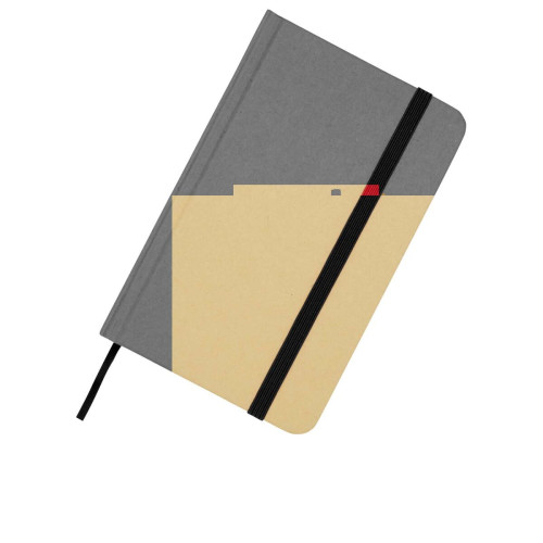 Reed A6 recycled hard cover notebook with plain pages