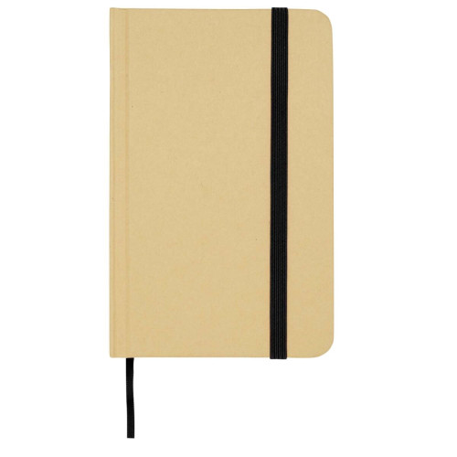 Reed A6 recycled hard cover notebook with plain pages