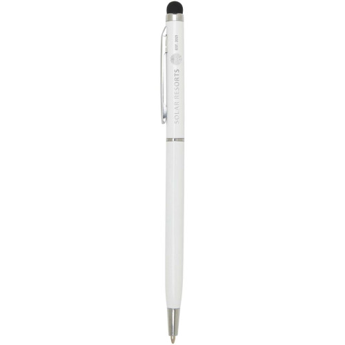 Ore aluminium ballpoint pen with stylus (blue ink)