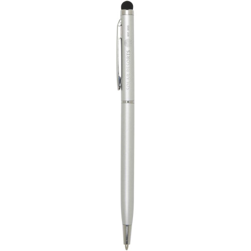 Ore aluminium ballpoint pen with stylus (blue ink)