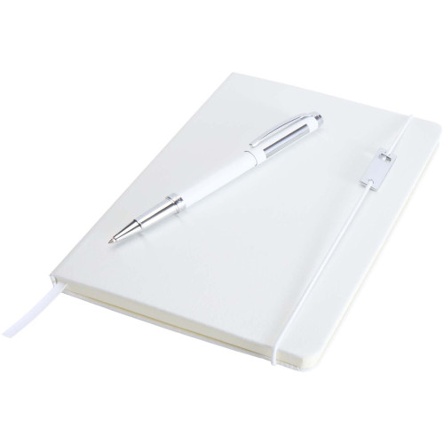 Legato Elegance A5 hard cover notebook and rollerball pen set