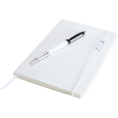 Legato Elegance A5 hard cover notebook and rollerball pen set