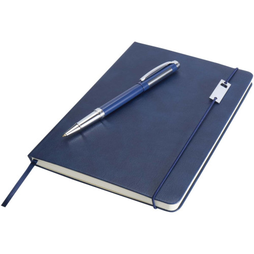Legato Elegance A5 hard cover notebook and rollerball pen set
