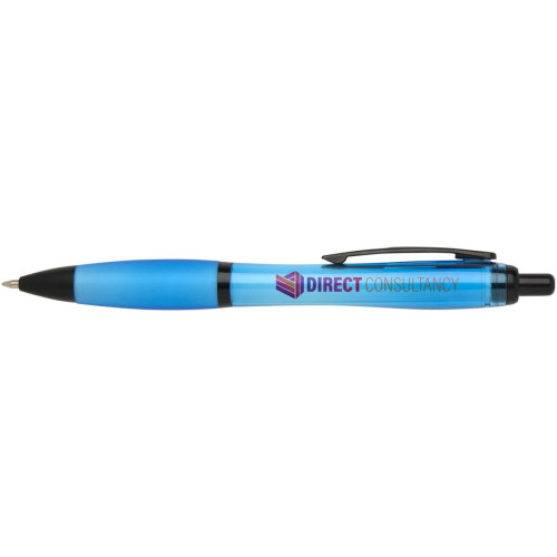 Nash recycled plastic ballpoint pen with black trims (black ink)