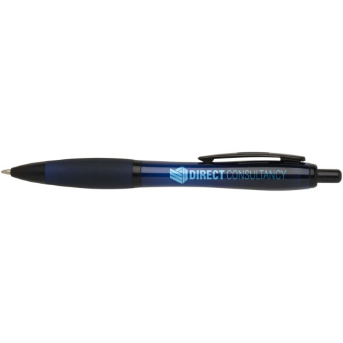 Nash recycled plastic ballpoint pen with black trims (black ink)