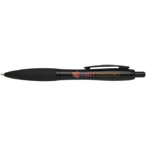 Nash recycled plastic ballpoint pen with black trims (black ink)