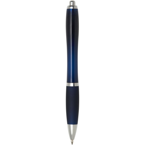 Nash ballpoint pen with coloured barrel and grip (black ink)