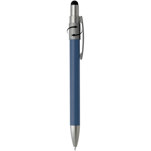 Rill RCS recycled ballpoint pen with stylus and fidget spinner (black ink)