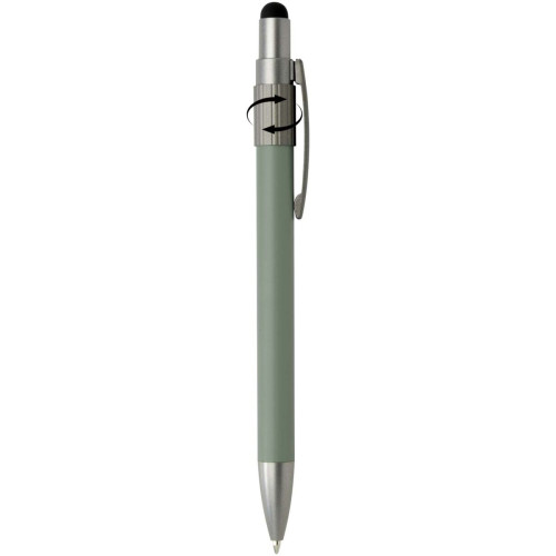 Rill RCS recycled ballpoint pen with stylus and fidget spinner (black ink)