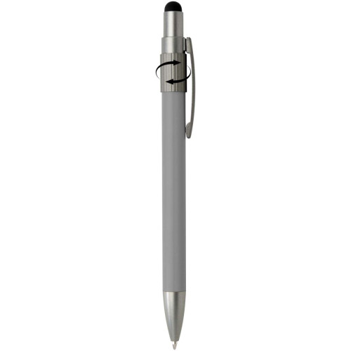 Rill RCS recycled ballpoint pen with stylus and fidget spinner (black ink)