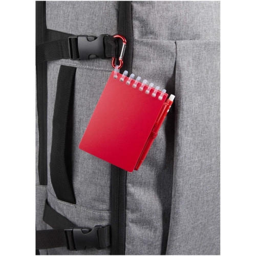 Lig Mini recycled outdoor soft cover notebook and ballpoint pen set (black ink)