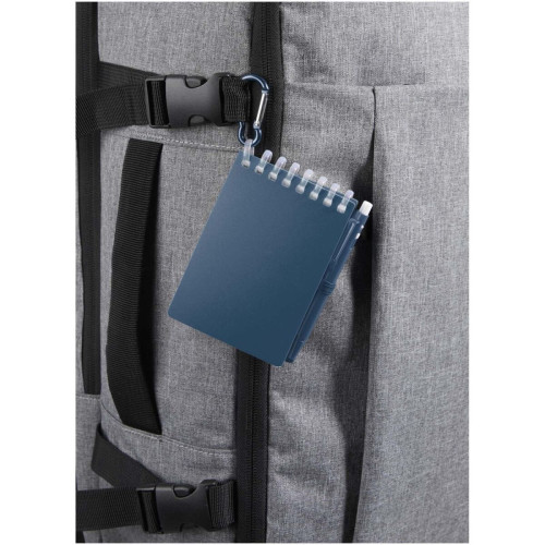 Lig Mini recycled outdoor soft cover notebook and ballpoint pen set (black ink)