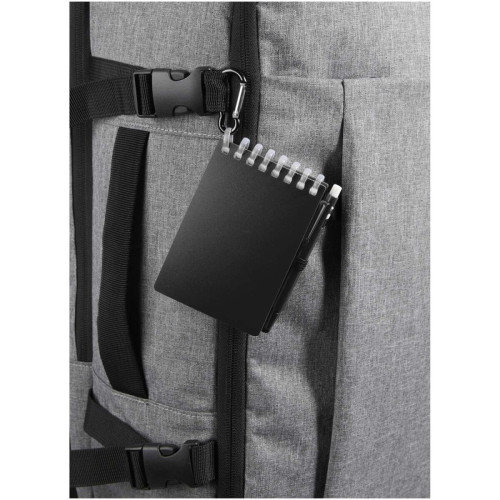 Lig Mini recycled outdoor soft cover notebook and ballpoint pen set (black ink)